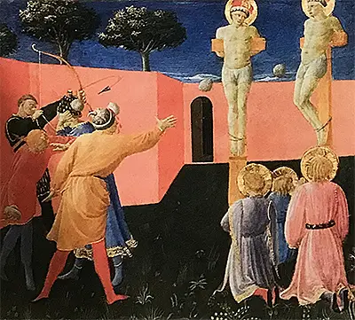 The Crucifixion of Saints Cosmas and Damian Fra Angelico